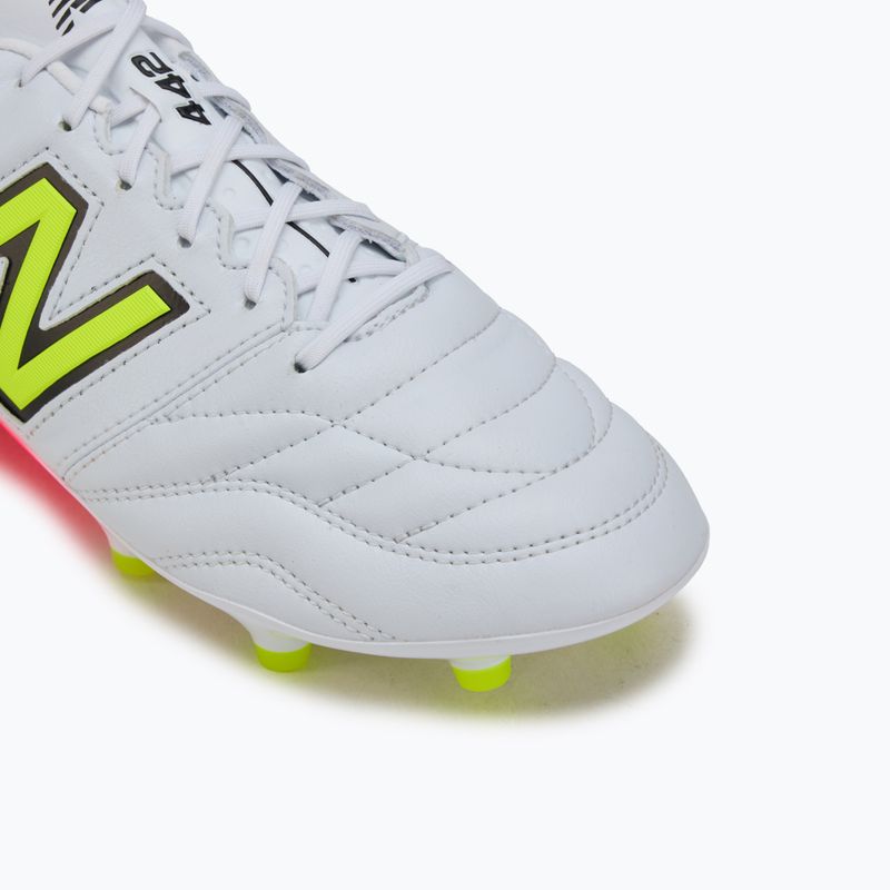 Férfi futballcipő New Balance 442 Pro V2 FG fehér 7