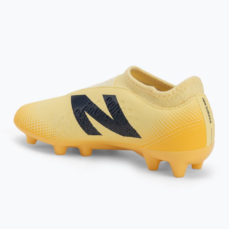 Gyermek focicipő New Balance Tekela Magique V4+ Jr FG bézs színű 3
