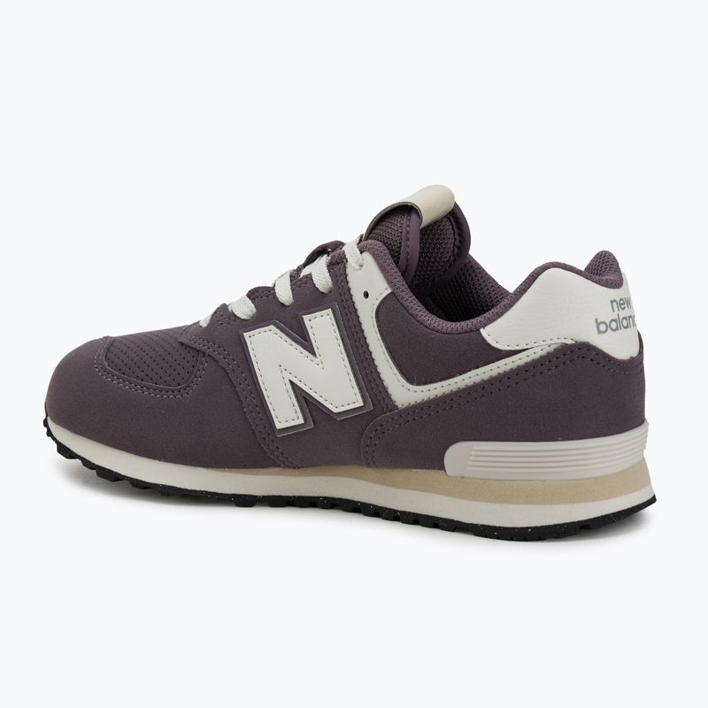 New Balance 574's V1 sötét jég bor cipők 3