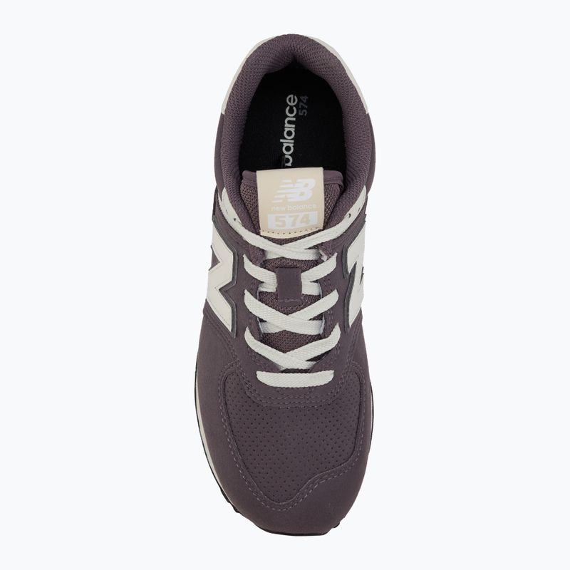 New Balance 574's V1 sötét jég bor cipők 5