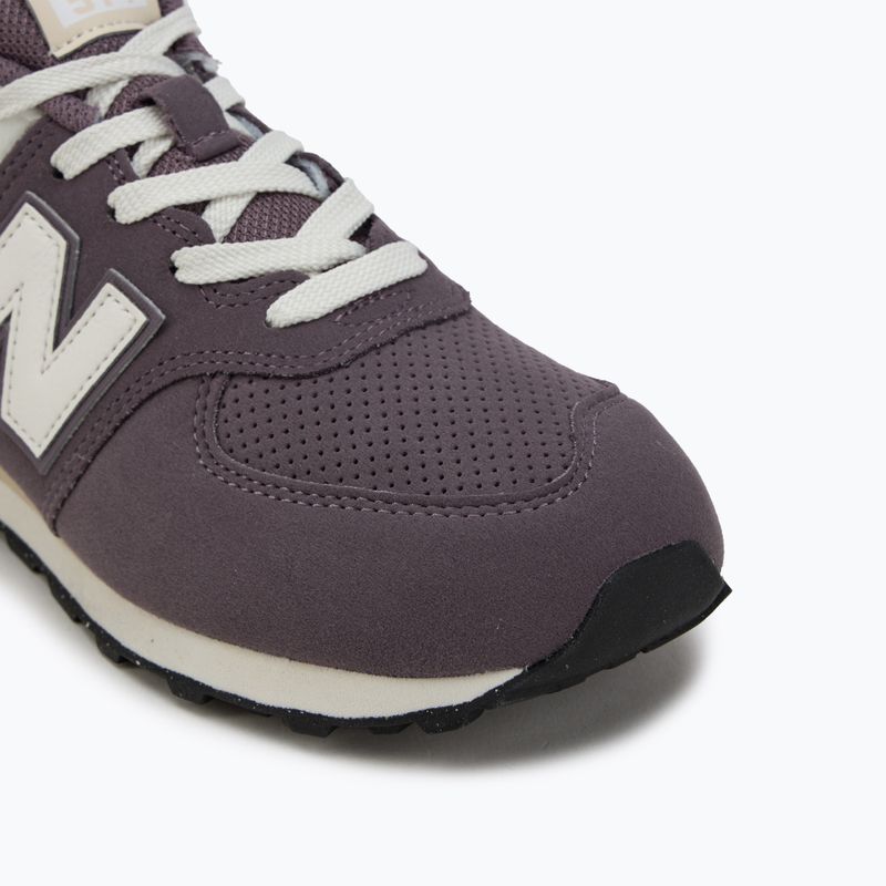 New Balance 574's V1 sötét jég bor cipők 7