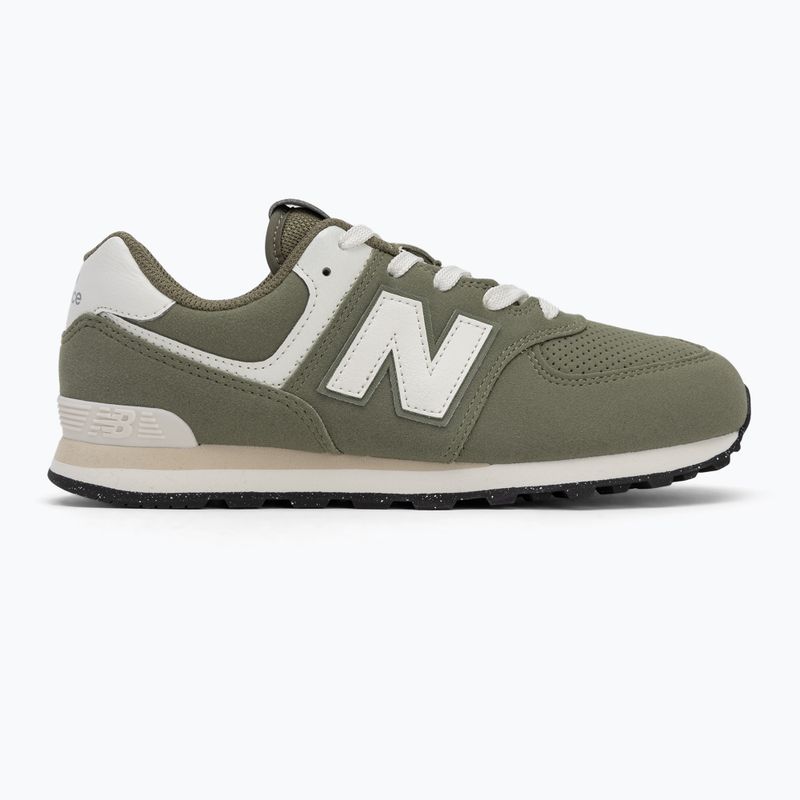 New Balance 574 V1 sötét olajbogyó cipője 2