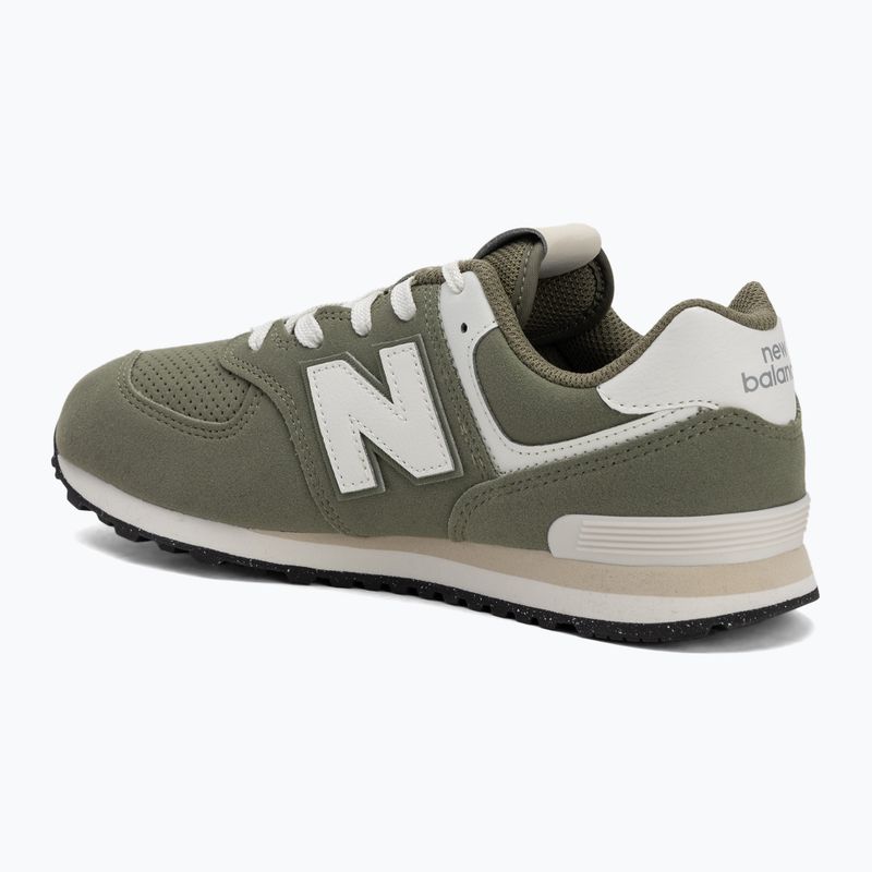 New Balance 574 V1 sötét olajbogyó cipője 3