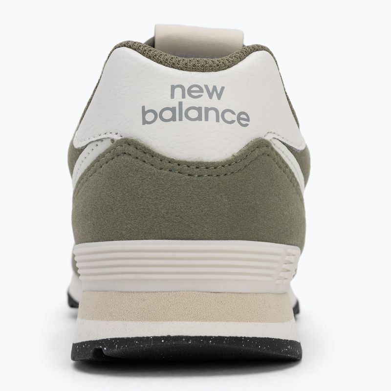 New Balance 574 V1 sötét olajbogyó cipője 6