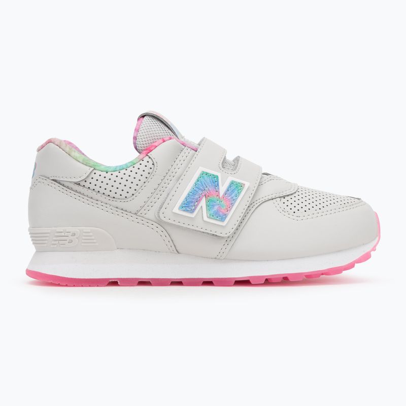 New Balance 574's V1 szürke anyag gyermek cipő 2