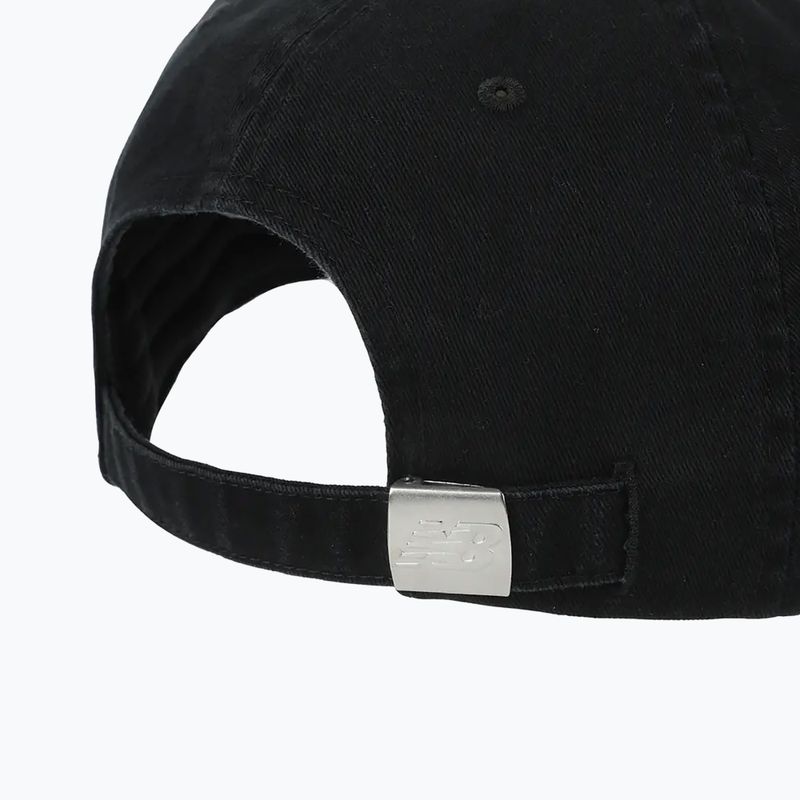 Női New Balance 6 Panel Class fekete baseball sapka fekete 3