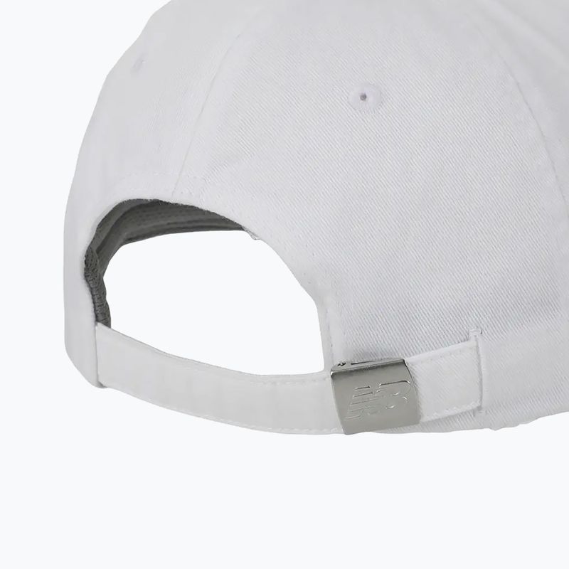 Női New Balance 6 Panel Class fehér baseball sapka fehér 3