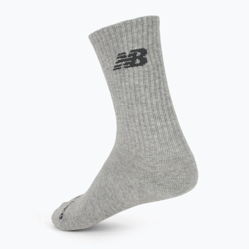 New Balance Performance Basic Crew zokni 3 csomag fehér több színben 5