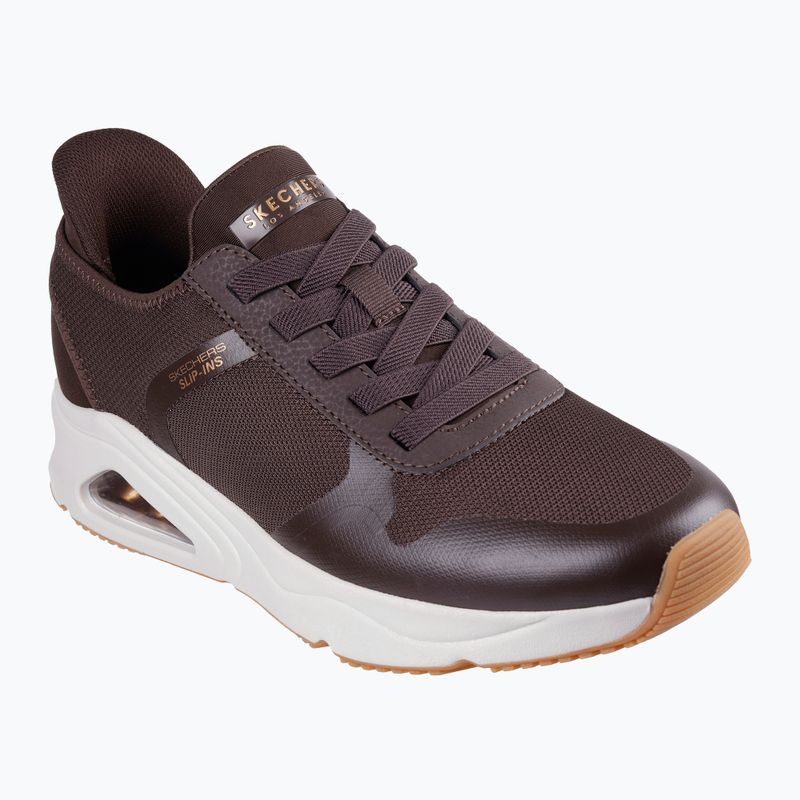 Férfi cipő SKECHERS Uno Tres-Air Necessairy Comfort chocolate 8