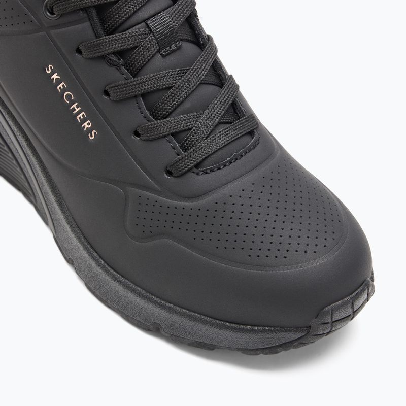 Női cipő SKECHERS Uno Wedge Hi Steps black/rose gold 7