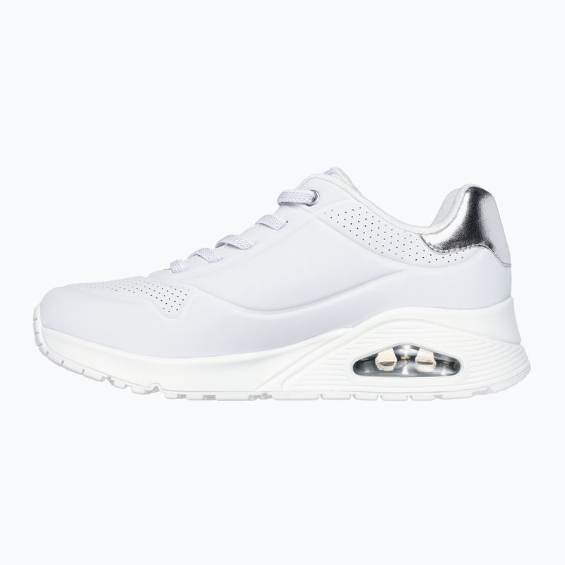 Női cipő SKECHERS Uno Shimmer Away white/silver 10