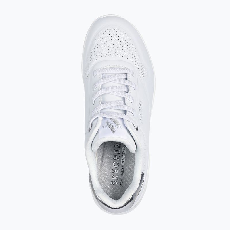 Női cipő SKECHERS Uno Shimmer Away white/silver 11