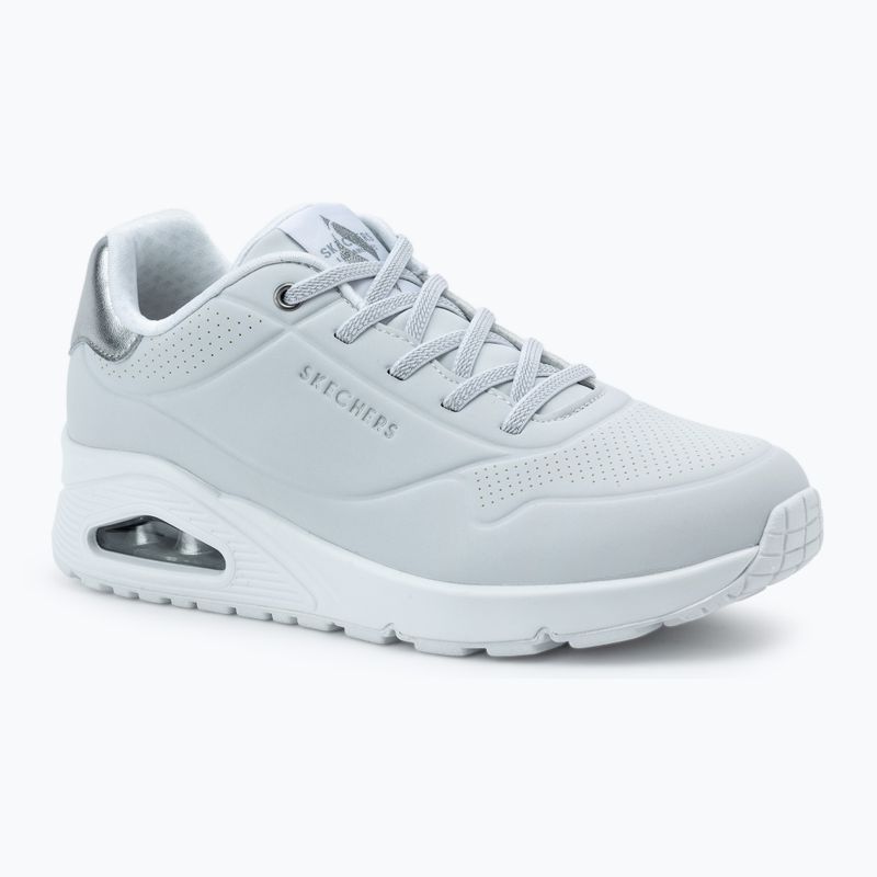 Női cipő SKECHERS Uno Shimmer Away white/silver