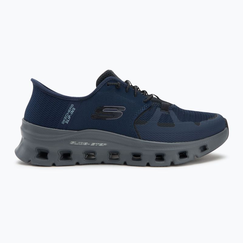 Férfi SKECHERS Glide-Step Pro cipő navy/szénszín 2