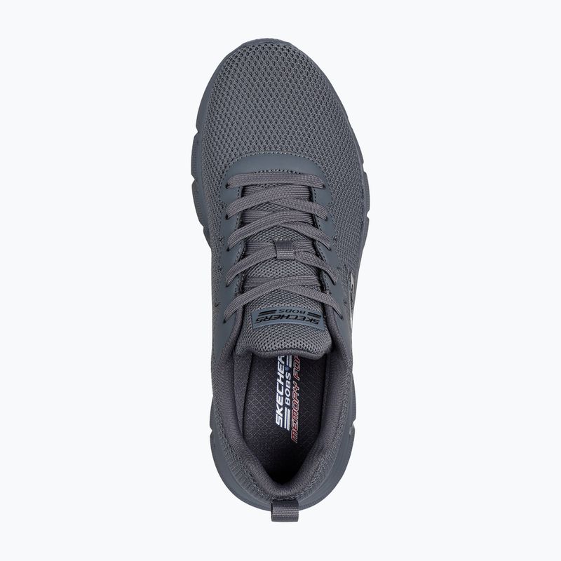 Férfi SKECHERS Bobs B Flex Chill Edge sötét szürke cipő 12
