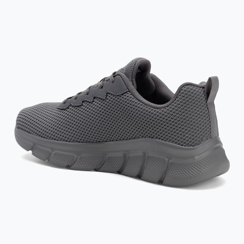 Férfi SKECHERS Bobs B Flex Chill Edge sötét szürke cipő 3