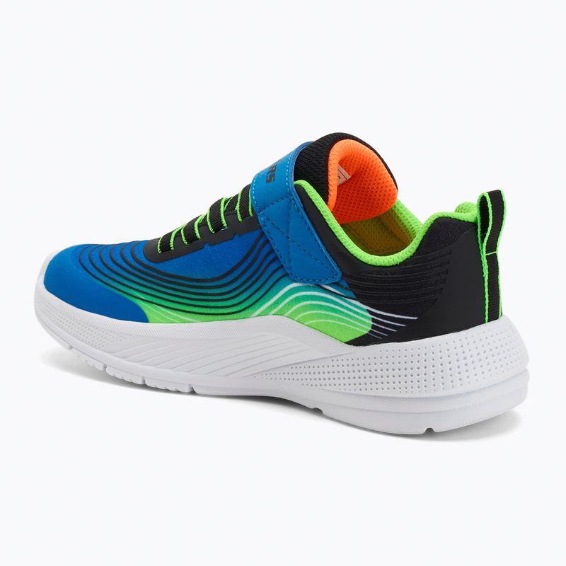 Skechers Microspec Advance gyerekcipő kék/lime 3