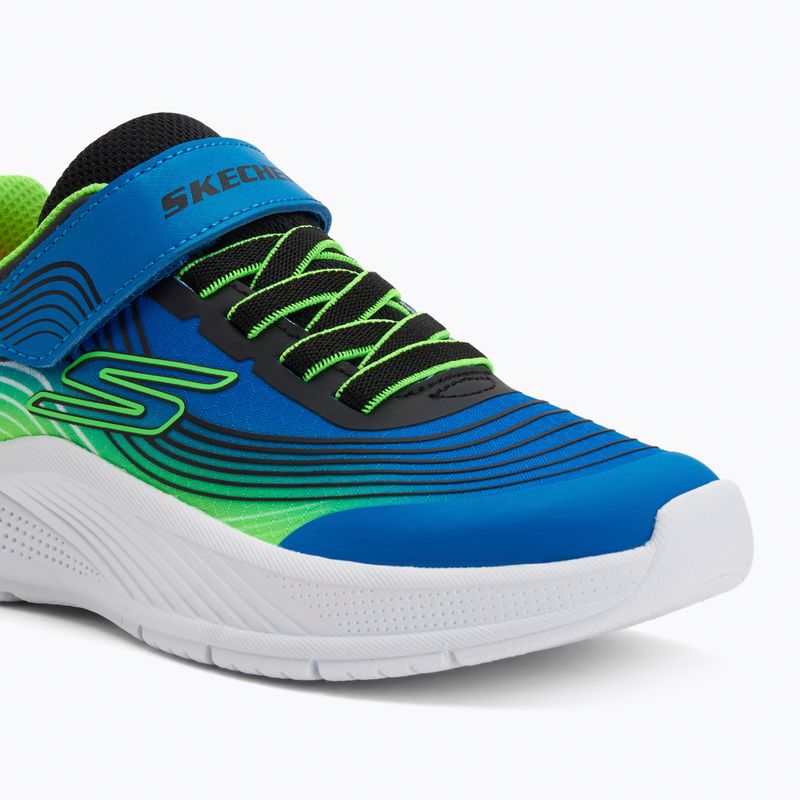 Skechers Microspec Advance gyerekcipő kék/lime 7