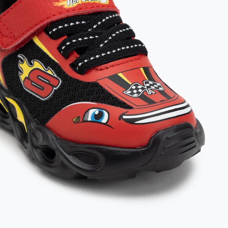Gyerekcipők SKECHERS Skechers Thermo-Flash Wheel Buddies piros/fekete 7