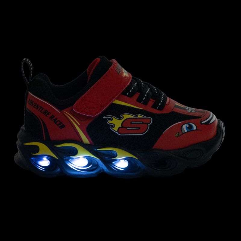 Gyerekcipők SKECHERS Skechers Thermo-Flash Wheel Buddies piros/fekete 8