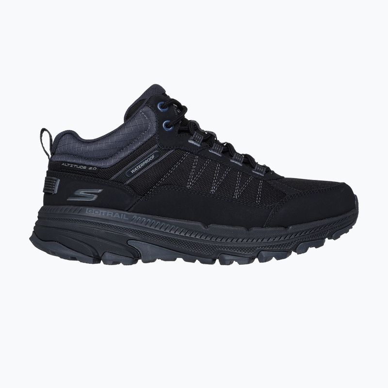 Női SKECHERS Go Run Trail Altitude 2.0 Cold Creek fekete/szénszínű cipő 9