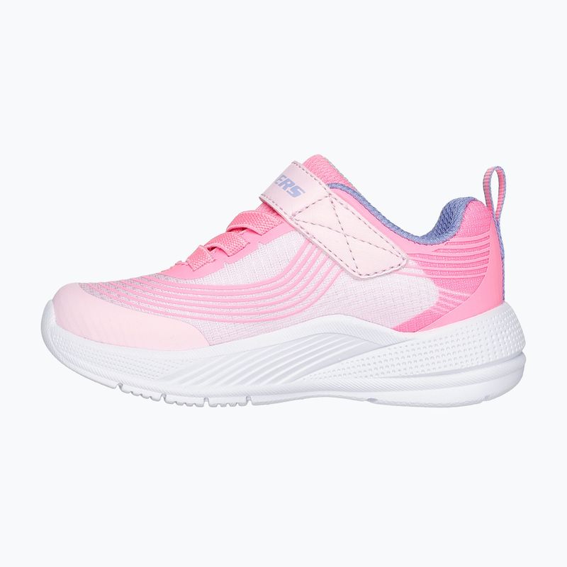 SKECHERS Microspec Advance világos rózsaszín gyermekcipő 3