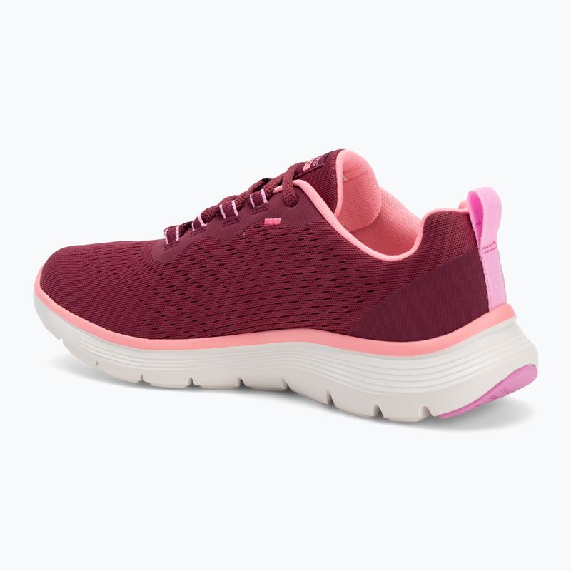 SKECHERS női cipő Flex Appeal 5.0 New Path bordó bordó 3