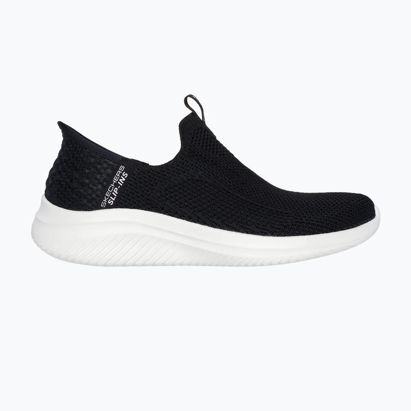 Női SKECHERS Ultra Flex 3.0 Easy Win fekete/fehér cipő 9