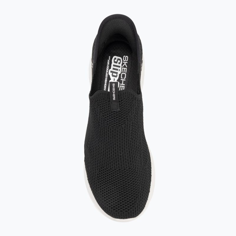 Női SKECHERS Ultra Flex 3.0 Easy Win fekete/fehér cipő 5