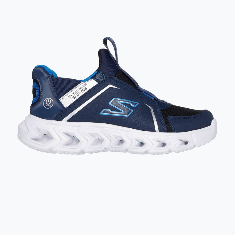 SKECHERS Slip-Ins Hypno-Flash 2.0 gyerekcipő navy/fekete színben 9