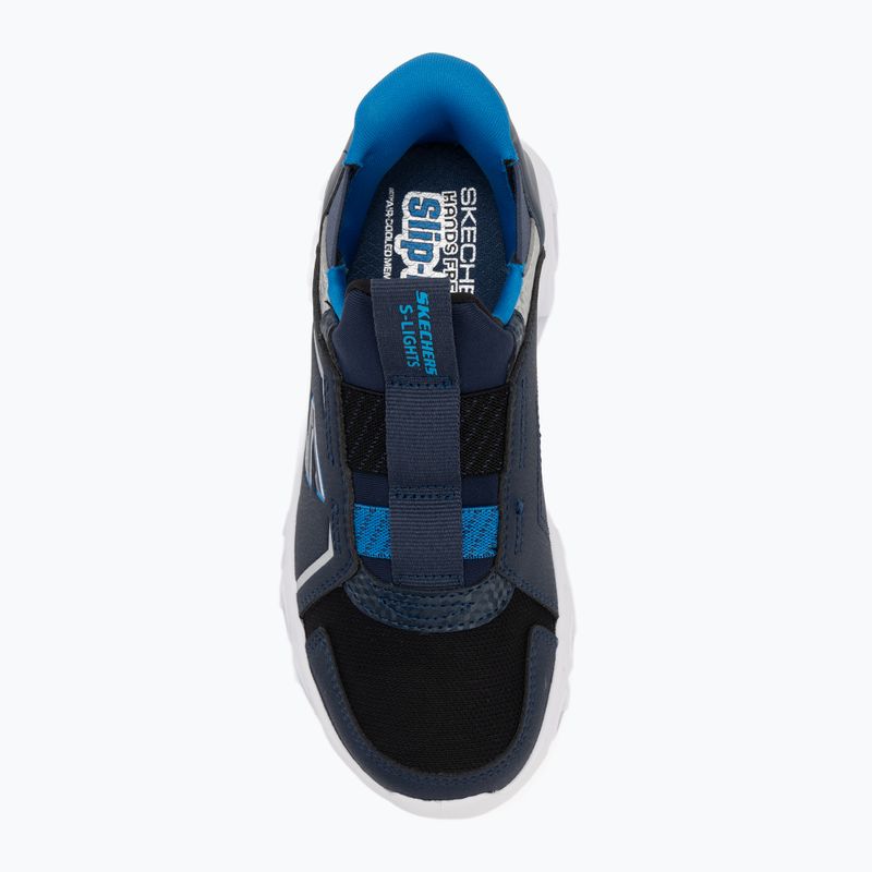 SKECHERS Slip-Ins Hypno-Flash 2.0 gyerekcipő navy/fekete színben 5