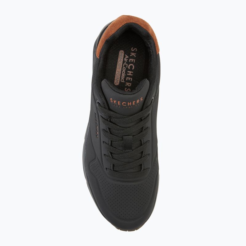 Férfi cipő SKECHERS Uno Suited On Air black/chestnut 5