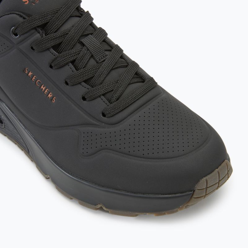Férfi cipő SKECHERS Uno Suited On Air black/chestnut 7