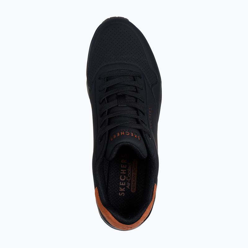 Férfi cipő SKECHERS Uno Suited On Air black/chestnut 11