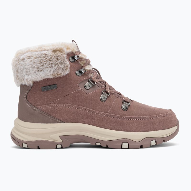 Női Skechers Trego Snow Worries cipő mauve 2