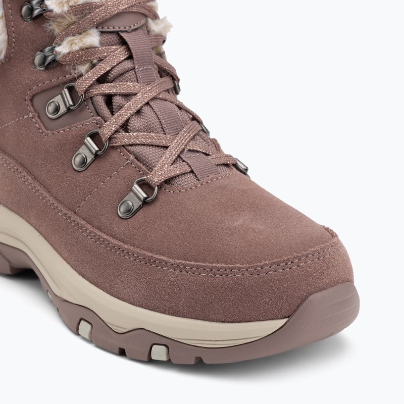 Női Skechers Trego Snow Worries cipő mauve 7