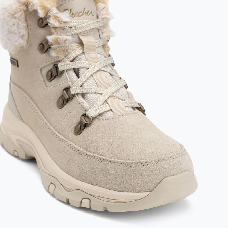 Női Skechers Trego Snow Worries természetes cipő 7