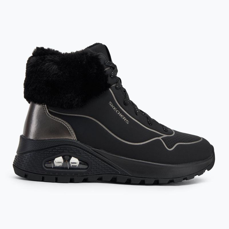Női cipő SKECHERS Uno Rugged Fall Shimmer black/metallic 2
