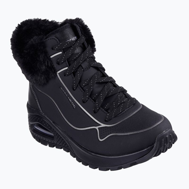 Női cipő SKECHERS Uno Rugged Fall Shimmer black/metallic 8
