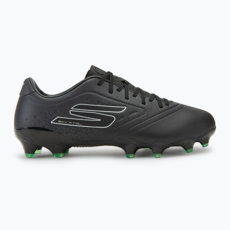 Skechers Razor Academy Gold 1.5 FG fekete/ezüst férfi futballcipő 2