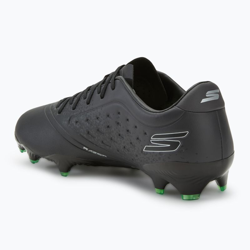 Skechers Razor Academy Gold 1.5 FG fekete/ezüst férfi futballcipő 3