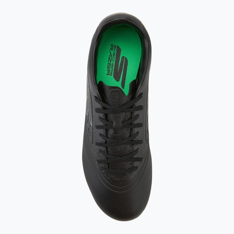 Skechers Razor Academy Gold 1.5 FG fekete/ezüst férfi futballcipő 5