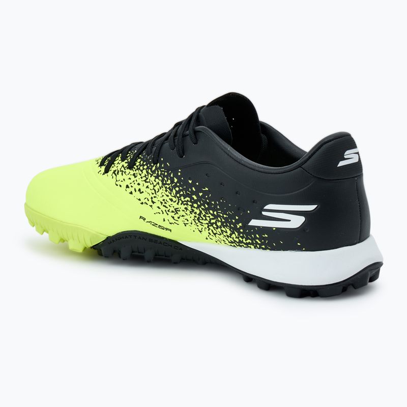 Skechers Razor Academy Gold 1.5 TF férfi futballcipő sárga/fekete 3