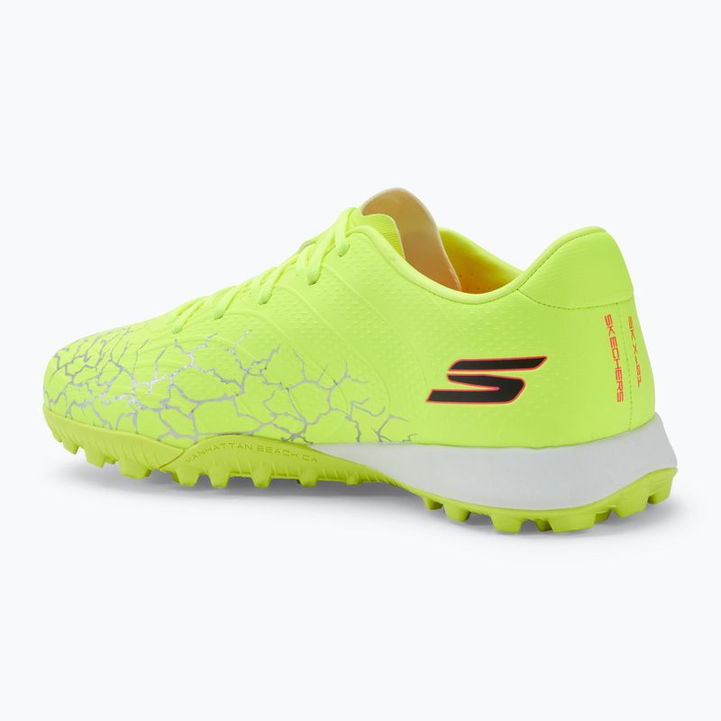 Férfi Skechers SKX Academy Gold 1.5 TF futballcipő sárga/fekete 3