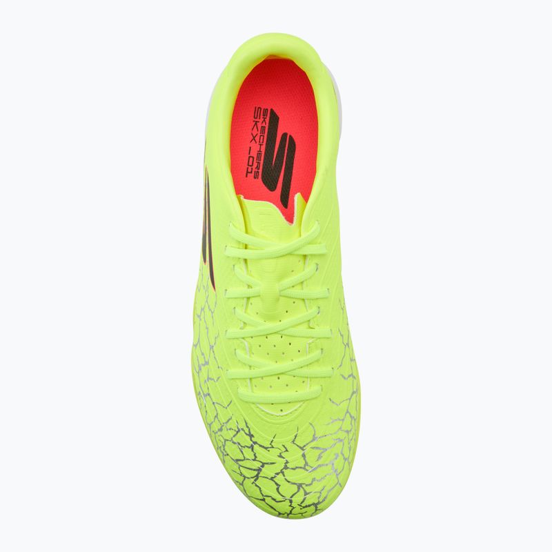 Férfi Skechers SKX Academy Gold 1.5 TF futballcipő sárga/fekete 5