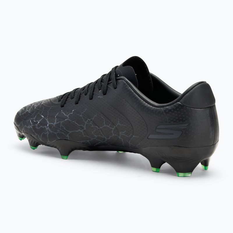 Férfi Skechers SKX Academy Gold 1.5 FG fekete/ezüst futballcipő 3