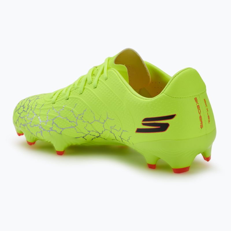 Férfi Skechers SKX Academy Gold 1.5 FG futballcipő sárga/fekete 3
