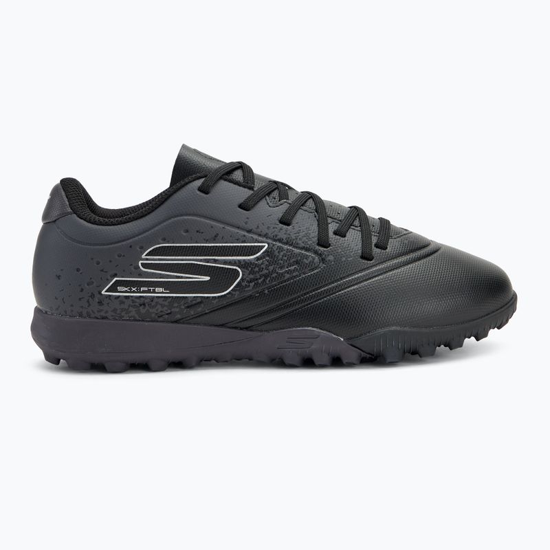 Skechers Razor Gold 1.5 TF fekete/ezüst gyermek focicipő 2