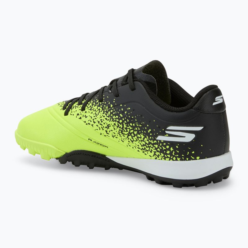 Skechers Razor Gold 1.5 TF gyermek futballcipő sárga/fekete 3