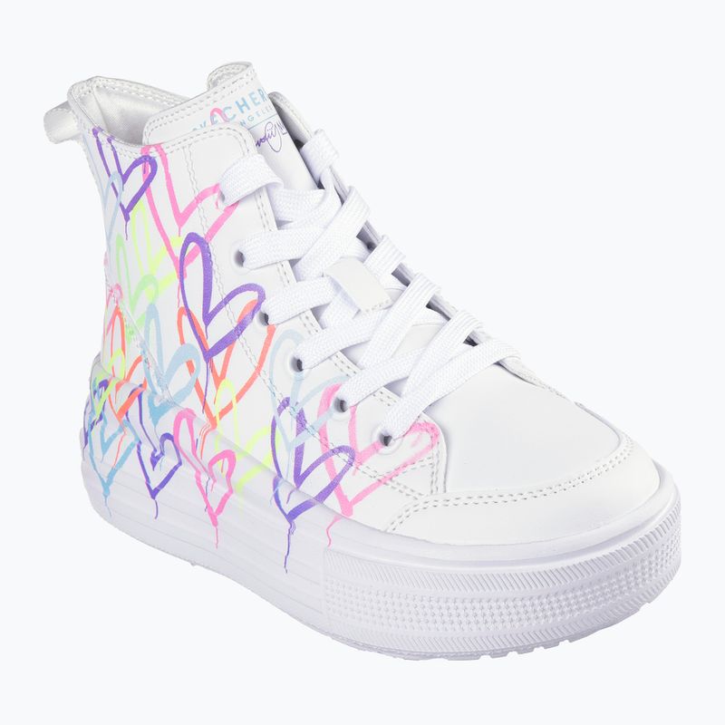 Gyerekcipő SKECHERS Hyperlift Love Daze white/multicolor 8